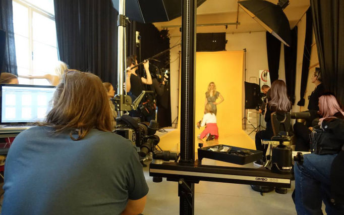 Fotoshooting mit Styling