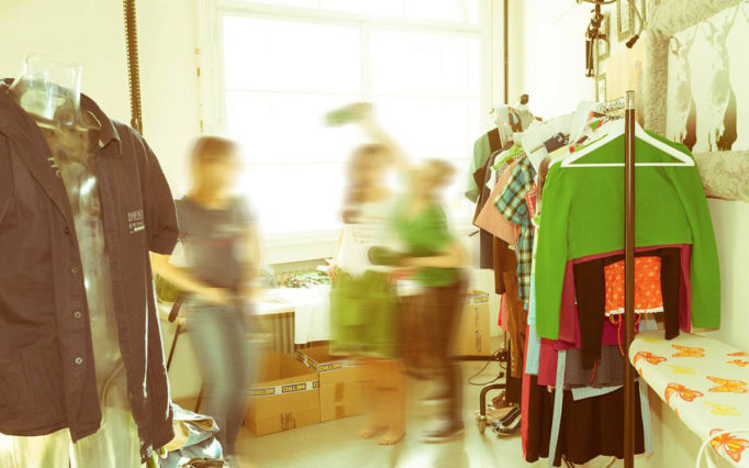 kleines Porträtstudio